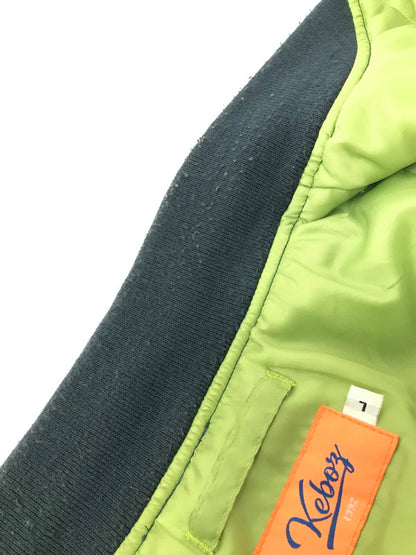 【中古品】【メンズ】 KEBOZ ケボズ MA-1 FLIGHT JACKET フライトジャケット アウター 142-260902-na-27-tagh サイズ：L カラー：ネイビー 万代Net店
