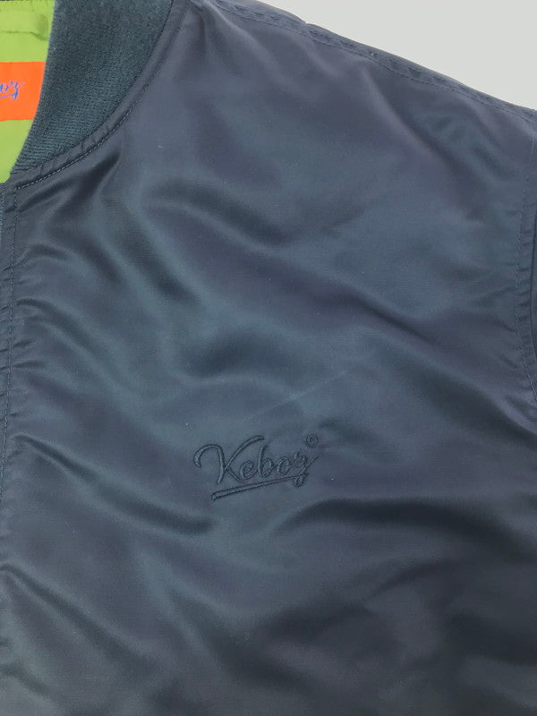 【中古品】【メンズ】 KEBOZ ケボズ MA-1 FLIGHT JACKET フライトジャケット アウター 142-260902-na-27-tagh サイズ：L カラー：ネイビー 万代Net店