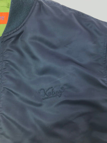 【中古品】【メンズ】 KEBOZ ケボズ MA-1 FLIGHT JACKET フライトジャケット アウター 142-260902-na-27-tagh サイズ：L カラー：ネイビー 万代Net店