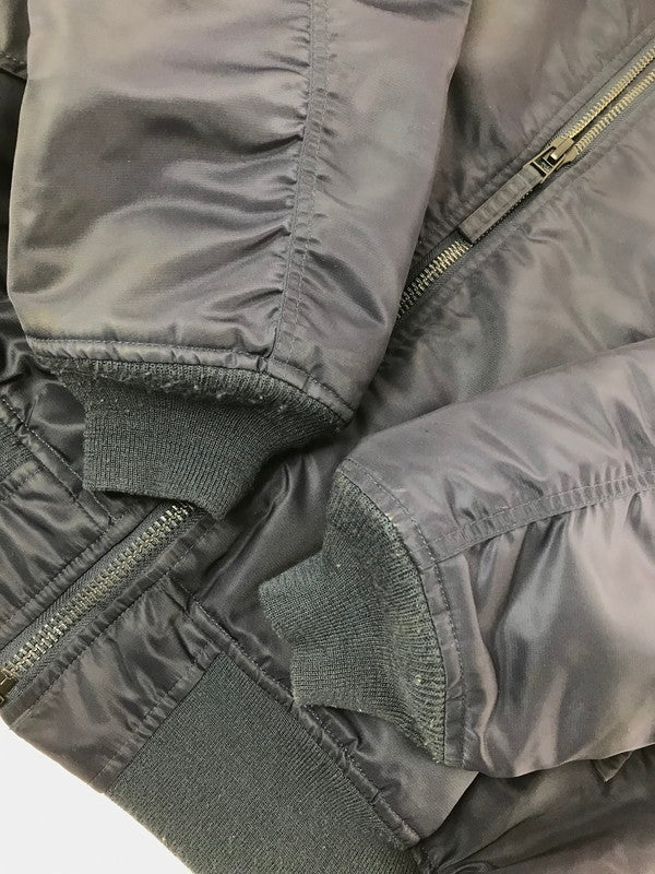【中古品】【メンズ】 KEBOZ ケボズ MA-1 FLIGHT JACKET フライトジャケット アウター 142-260902-na-27-tagh サイズ：L カラー：ネイビー 万代Net店