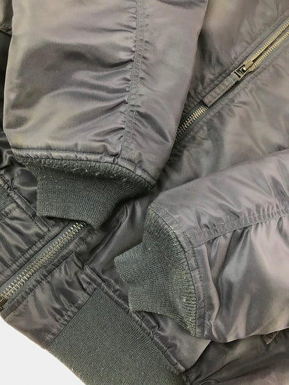 【中古品】【メンズ】 KEBOZ ケボズ MA-1 FLIGHT JACKET フライトジャケット アウター 142-260902-na-27-tagh サイズ：L カラー：ネイビー 万代Net店