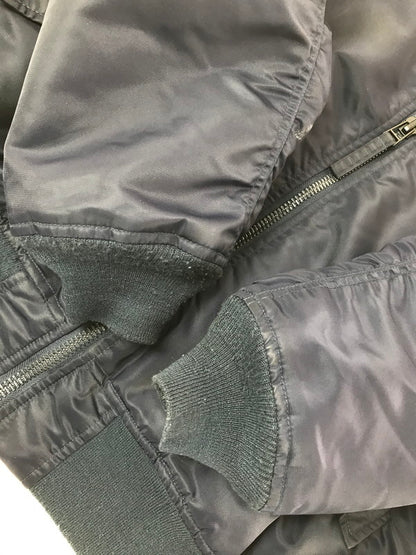 【中古品】【メンズ】 KEBOZ ケボズ MA-1 FLIGHT JACKET フライトジャケット アウター 142-260902-na-27-tagh サイズ：L カラー：ネイビー 万代Net店