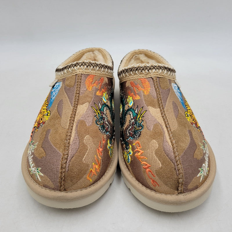 【中古美品】【メンズ/レディース】 PALACE パレス × UGG アグ TASMAN SLIPPER BURNT CAMO "CHESTNUT" 1172070 タスマン スリッポン シューズ 靴 164-260603-ay-10-izu サイズ：26cm カラー：マルチカラー 万代Net店