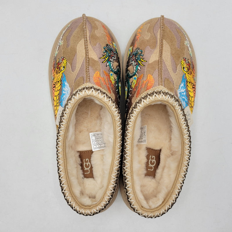 【中古美品】【メンズ/レディース】 PALACE パレス × UGG アグ TASMAN SLIPPER BURNT CAMO "CHESTNUT" 1172070 タスマン スリッポン シューズ 靴 164-260603-ay-10-izu サイズ：26cm カラー：マルチカラー 万代Net店