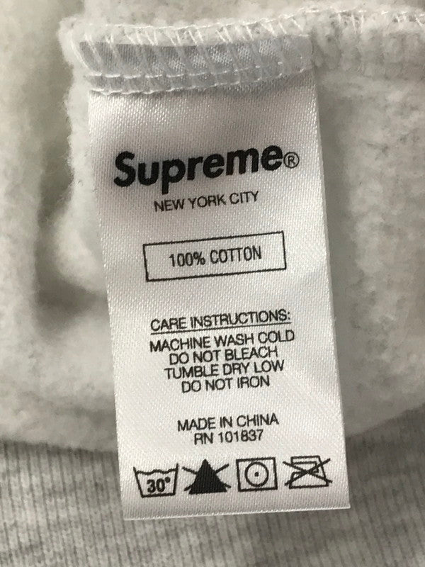 【中古品】【メンズ】 SUPREME シュプリーム 20AW RIB HOODED SWEATSHIRT リブ フーデッド スウェットシャツ パーカー トップス 149-260701-rt-15-tag サイズ：M カラー：グレー 万代Net店