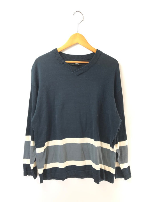 【中古品】【メンズ】 STUSSY ステューシー HOCKEY SWEATER ホッケー セーター トップス 142-260909-rt-06-tagh サイズ：S カラー：ブラック 万代Net店