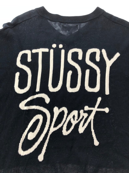 【中古品】【メンズ】 STUSSY ステューシー HOCKEY SWEATER ホッケー セーター トップス 142-260909-rt-06-tagh サイズ：S カラー：ブラック 万代Net店