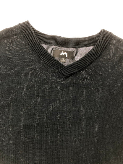 【中古品】【メンズ】 STUSSY ステューシー HOCKEY SWEATER ホッケー セーター トップス 142-260909-rt-06-tagh サイズ：S カラー：ブラック 万代Net店