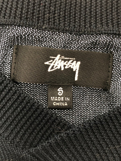 【中古品】【メンズ】 STUSSY ステューシー HOCKEY SWEATER ホッケー セーター トップス 142-260909-rt-06-tagh サイズ：S カラー：ブラック 万代Net店