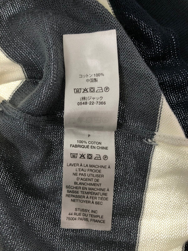 【中古品】【メンズ】 STUSSY ステューシー HOCKEY SWEATER ホッケー セーター トップス 142-260909-rt-06-tagh サイズ：S カラー：ブラック 万代Net店