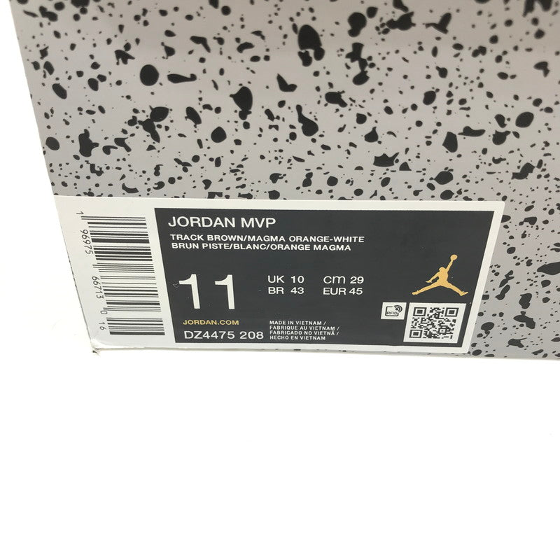 【中古品】【メンズ】 NIKE ナイキ AIR JORDAN MVP DZ4475 208 ジョーダン MVP スニーカー 靴 160-260424-rt-15-tagh サイズ：29cm US11 カラー：トラックブラウン/ホワイト/マグマオレンジ 万代Net店