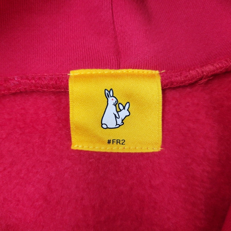 【中古品】【メンズ】 FR2 エフアールツー MASCOT HOODIE マスコット フーディー パーカー トップス 142-260516-kh-09-izu サイズ：L カラー：レッド 万代Net店
