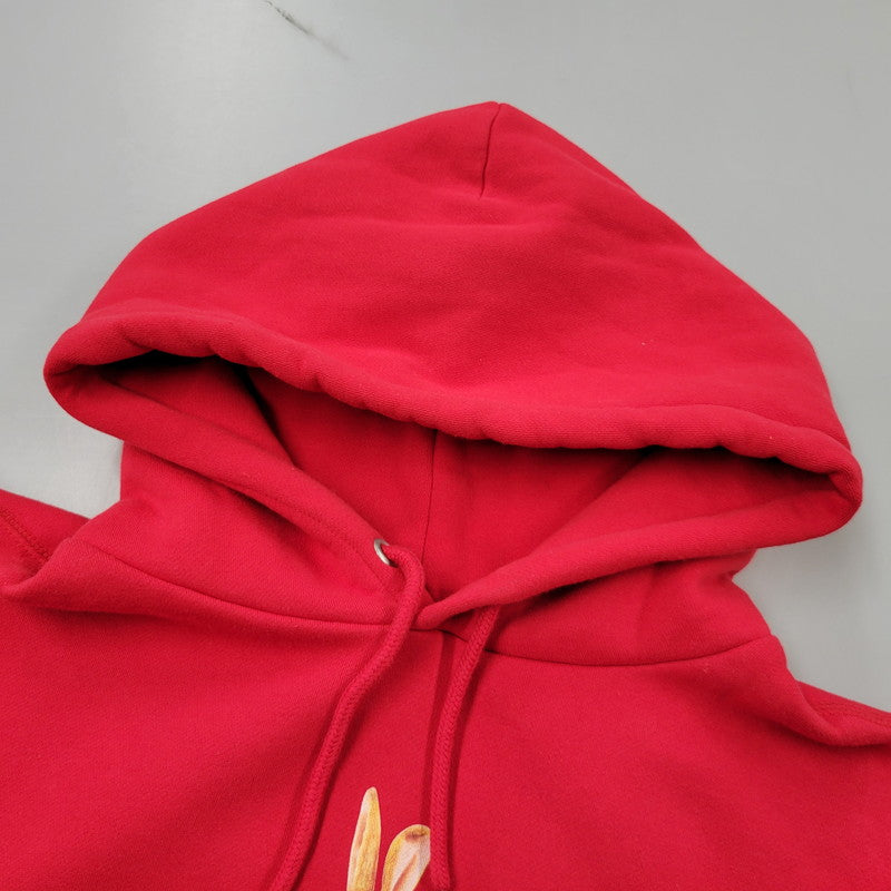 【中古品】【メンズ】 FR2 エフアールツー MASCOT HOODIE マスコット フーディー パーカー トップス 142-260516-kh-09-izu サイズ：L カラー：レッド 万代Net店