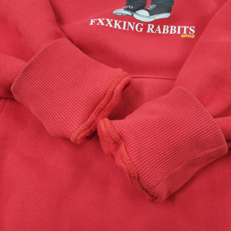 【中古品】【メンズ】 FR2 エフアールツー MASCOT HOODIE マスコット フーディー パーカー トップス 142-260516-kh-09-izu サイズ：L カラー：レッド 万代Net店