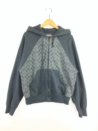 【中古品】【メンズ】 COACH コーチ FULL ZIP PARKER CO827 フルジップパーカー トップス 147-260625-rt-17-tagh サイズ：S カラー：ブラック 万代Net店
