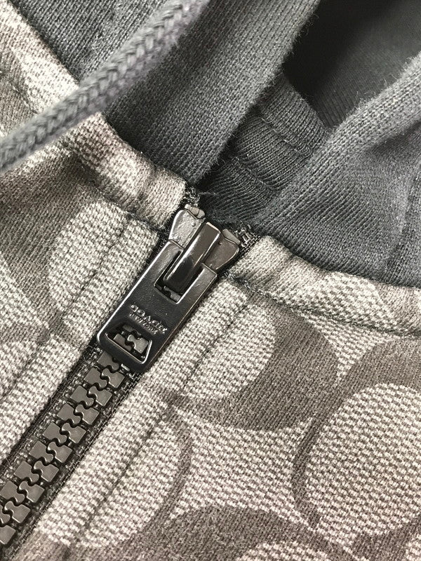 【中古品】【メンズ】 COACH コーチ FULL ZIP PARKER CO827 フルジップパーカー トップス 147-260625-rt-17-tagh サイズ：S カラー：ブラック 万代Net店