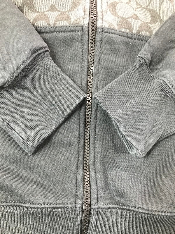 【中古品】【メンズ】 COACH コーチ FULL ZIP PARKER CO827 フルジップパーカー トップス 147-260625-rt-17-tagh サイズ：S カラー：ブラック 万代Net店