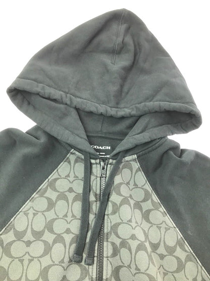 【中古品】【メンズ】 COACH コーチ FULL ZIP PARKER CO827 フルジップパーカー トップス 147-260625-rt-17-tagh サイズ：S カラー：ブラック 万代Net店