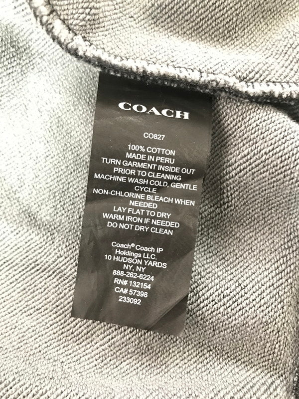 【中古品】【メンズ】 COACH コーチ FULL ZIP PARKER CO827 フルジップパーカー トップス 147-260625-rt-17-tagh サイズ：S カラー：ブラック 万代Net店
