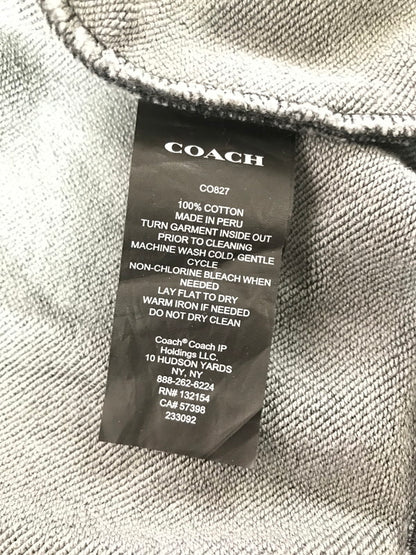 【中古品】【メンズ】 COACH コーチ FULL ZIP PARKER CO827 フルジップパーカー トップス 147-260625-rt-17-tagh サイズ：S カラー：ブラック 万代Net店