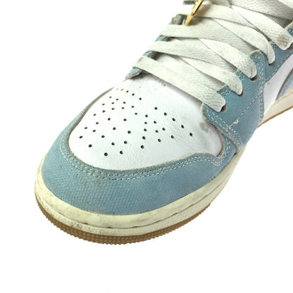 【中古品】【メンズ/レディース】 NIKE WMNS AIR JORDAN 1 MID SE HQ2005-100 ウィメンズ エアジョーダン 1 ミッド スニーカー シューズ 靴 160-260521-ki-12-tagh サイズ：26cm US9 カラー：WORN BLUE WHITE GUM LIGHT BROWN SAIL 万代Net店