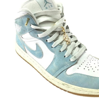 【中古品】【メンズ/レディース】 NIKE WMNS AIR JORDAN 1 MID SE HQ2005-100 ウィメンズ エアジョーダン 1 ミッド スニーカー シューズ 靴 160-260521-ki-12-tagh サイズ：26cm US9 カラー：WORN BLUE WHITE GUM LIGHT BROWN SAIL 万代Net店