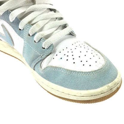 【中古品】【メンズ/レディース】 NIKE WMNS AIR JORDAN 1 MID SE HQ2005-100 ウィメンズ エアジョーダン 1 ミッド スニーカー シューズ 靴 160-260521-ki-12-tagh サイズ：26cm US9 カラー：WORN BLUE WHITE GUM LIGHT BROWN SAIL 万代Net店