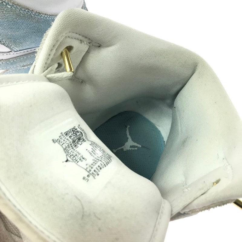 【中古品】【メンズ/レディース】 NIKE WMNS AIR JORDAN 1 MID SE HQ2005-100 ウィメンズ エアジョーダン 1 ミッド スニーカー シューズ 靴 160-260521-ki-12-tagh サイズ：26cm US9 カラー：WORN BLUE WHITE GUM LIGHT BROWN SAIL 万代Net店