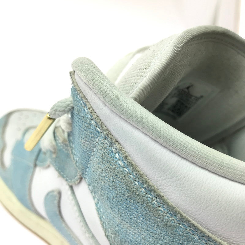 【中古品】【メンズ/レディース】 NIKE WMNS AIR JORDAN 1 MID SE HQ2005-100 ウィメンズ エアジョーダン 1 ミッド スニーカー シューズ 靴 160-260521-ki-12-tagh サイズ：26cm US9 カラー：WORN BLUE WHITE GUM LIGHT BROWN SAIL 万代Net店