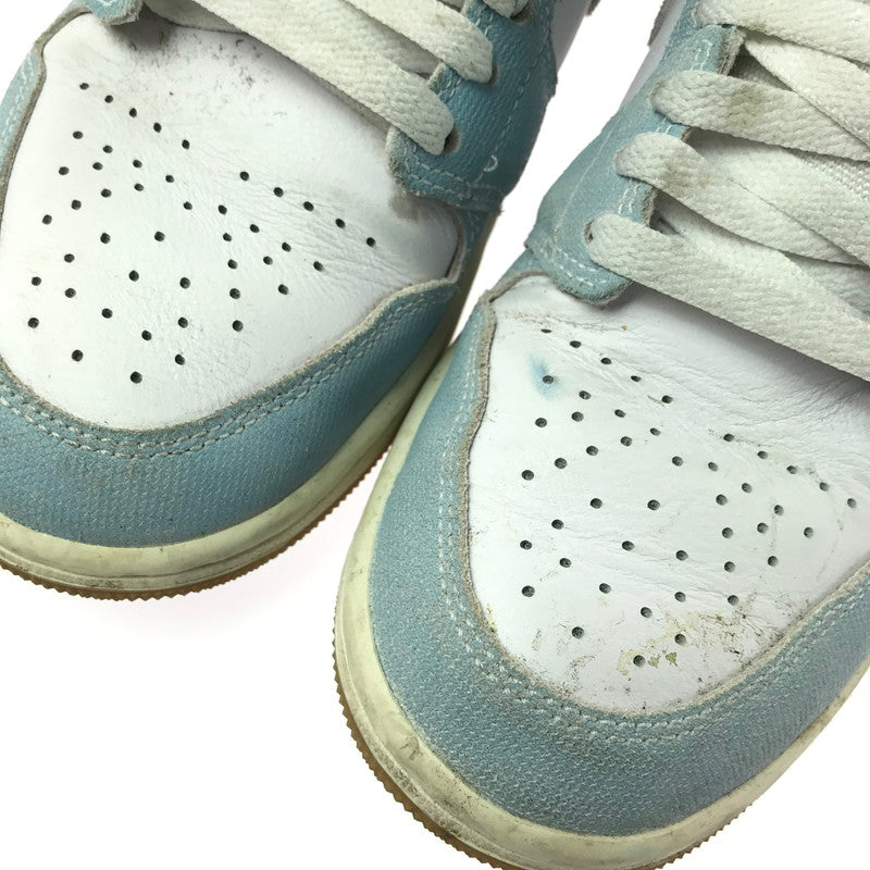 【中古品】【メンズ/レディース】 NIKE WMNS AIR JORDAN 1 MID SE HQ2005-100 ウィメンズ エアジョーダン 1 ミッド スニーカー シューズ 靴 160-260521-ki-12-tagh サイズ：26cm US9 カラー：WORN BLUE WHITE GUM LIGHT BROWN SAIL 万代Net店