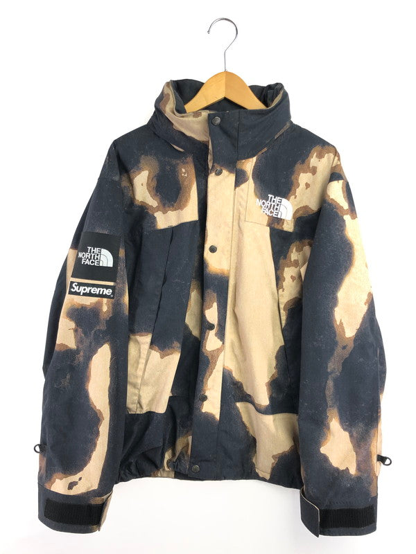 【中古品】【メンズ】 SUPREME シュプリーム × THE NORTH FACE ザ・ノースフェイス 21AW BLEACHED DENIM PRINT MOUTAIN JACKET NP52100I 149-260610-rt-16-tagh サイズ：L カラー：ネイビー 万代Net店