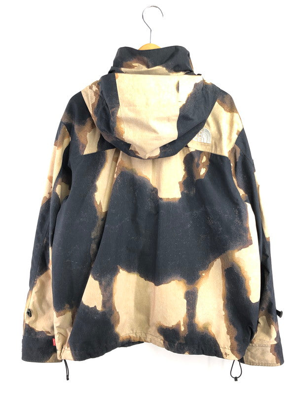 【中古品】【メンズ】 SUPREME シュプリーム × THE NORTH FACE ザ・ノースフェイス 21AW BLEACHED DENIM PRINT MOUTAIN JACKET NP52100I 149-260610-rt-16-tagh サイズ：L カラー：ネイビー 万代Net店