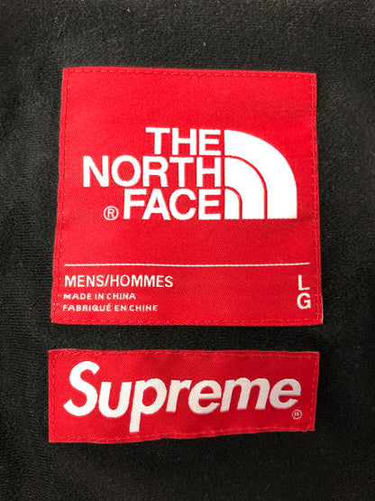 【中古品】【メンズ】 SUPREME シュプリーム × THE NORTH FACE ザ・ノースフェイス 21AW BLEACHED DENIM PRINT MOUTAIN JACKET NP52100I 149-260610-rt-16-tagh サイズ：L カラー：ネイビー 万代Net店