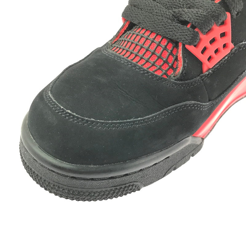 【中古品】【メンズ】 NIKE AIR JORDAN 4 "RED THUNDER CRIMSON" CT8527-016 エア ジョーダン4 "レッド サンダー クリムゾン" スニーカー シューズ 靴 160-260521-ki-16-tagh サイズ：27.5cm US9.5 カラー：BLACK/WHITE-RED 万代Net店