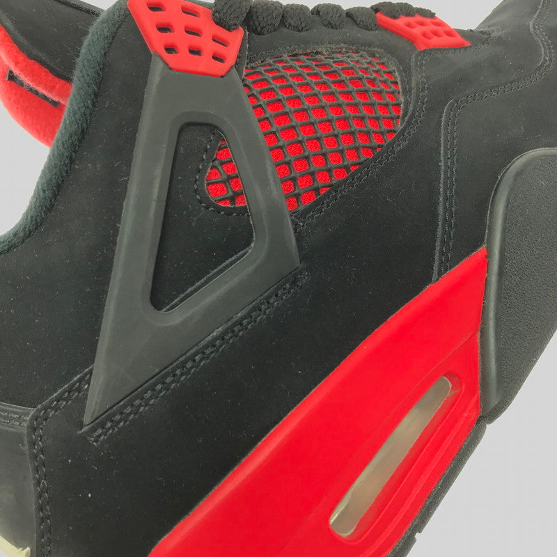 【中古品】【メンズ】 NIKE AIR JORDAN 4 "RED THUNDER CRIMSON" CT8527-016 エア ジョーダン4 "レッド サンダー クリムゾン" スニーカー シューズ 靴 160-260521-ki-16-tagh サイズ：27.5cm US9.5 カラー：BLACK/WHITE-RED 万代Net店
