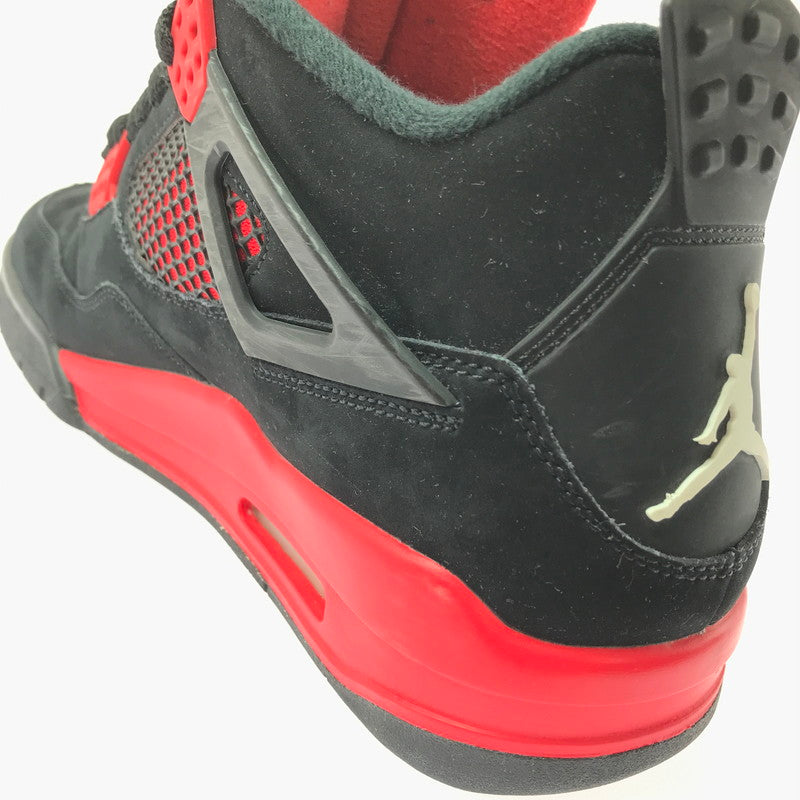 【中古品】【メンズ】 NIKE AIR JORDAN 4 "RED THUNDER CRIMSON" CT8527-016 エア ジョーダン4 "レッド サンダー クリムゾン" スニーカー シューズ 靴 160-260521-ki-16-tagh サイズ：27.5cm US9.5 カラー：BLACK/WHITE-RED 万代Net店