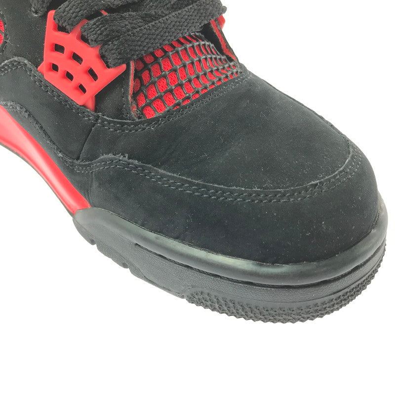 【中古品】【メンズ】 NIKE AIR JORDAN 4 "RED THUNDER CRIMSON" CT8527-016 エア ジョーダン4 "レッド サンダー クリムゾン" スニーカー シューズ 靴 160-260521-ki-16-tagh サイズ：27.5cm US9.5 カラー：BLACK/WHITE-RED 万代Net店