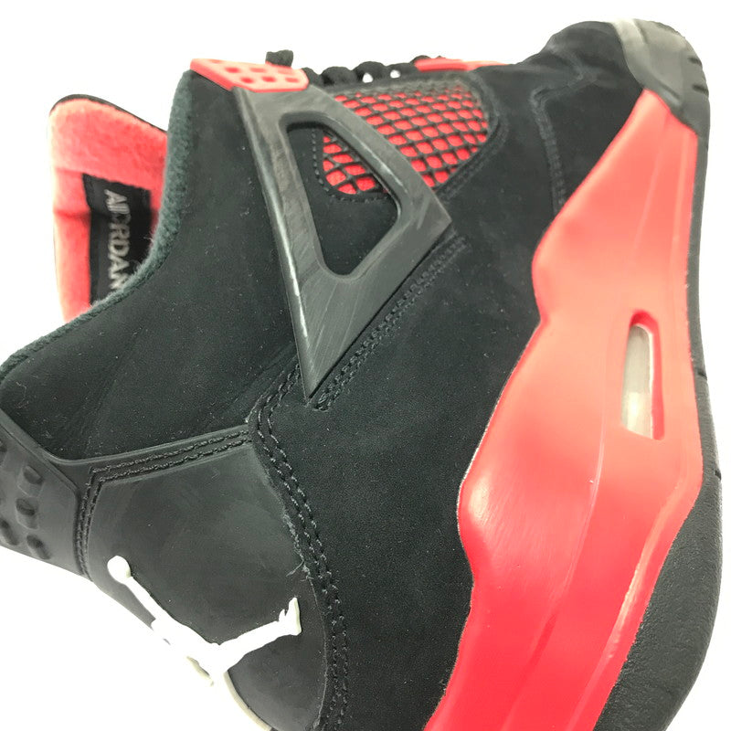 【中古品】【メンズ】 NIKE AIR JORDAN 4 "RED THUNDER CRIMSON" CT8527-016 エア ジョーダン4 "レッド サンダー クリムゾン" スニーカー シューズ 靴 160-260521-ki-16-tagh サイズ：27.5cm US9.5 カラー：BLACK/WHITE-RED 万代Net店