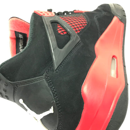 【中古品】【メンズ】 NIKE AIR JORDAN 4 "RED THUNDER CRIMSON" CT8527-016 エア ジョーダン4 "レッド サンダー クリムゾン" スニーカー シューズ 靴 160-260521-ki-16-tagh サイズ：27.5cm US9.5 カラー：BLACK/WHITE-RED 万代Net店