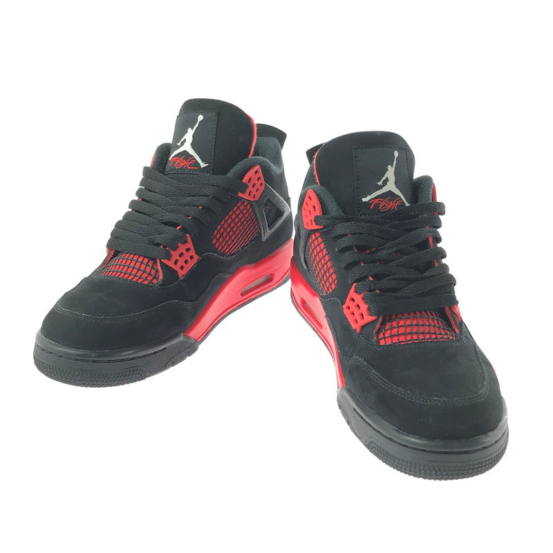【中古品】【メンズ】 NIKE AIR JORDAN 4 "RED THUNDER CRIMSON" CT8527-016 エア ジョーダン4 "レッド サンダー クリムゾン" スニーカー シューズ 靴 160-260521-ki-16-tagh サイズ：27.5cm US9.5 カラー：BLACK/WHITE-RED 万代Net店