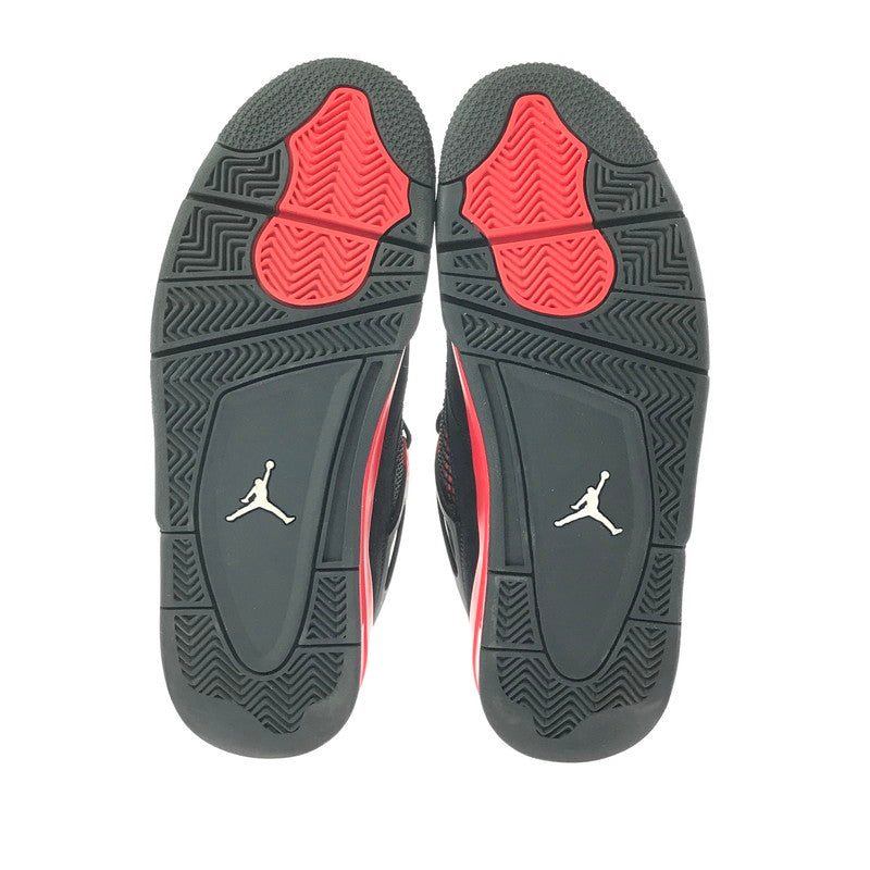 【中古品】【メンズ】 NIKE AIR JORDAN 4 "RED THUNDER CRIMSON" CT8527-016 エア ジョーダン4 "レッド サンダー クリムゾン" スニーカー シューズ 靴 160-260521-ki-16-tagh サイズ：27.5cm US9.5 カラー：BLACK/WHITE-RED 万代Net店