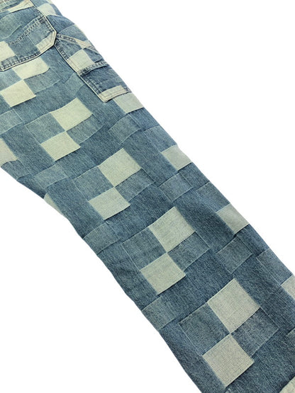 【中古品】【メンズ】 SUPREME シュプリーム 21SS PATCHED DENIM PAINTER PANT パッチ デニム ペインター パンツ ボトムス 149-260610-rt-20-tagh サイズ：36 カラー：インディゴ 万代Net店