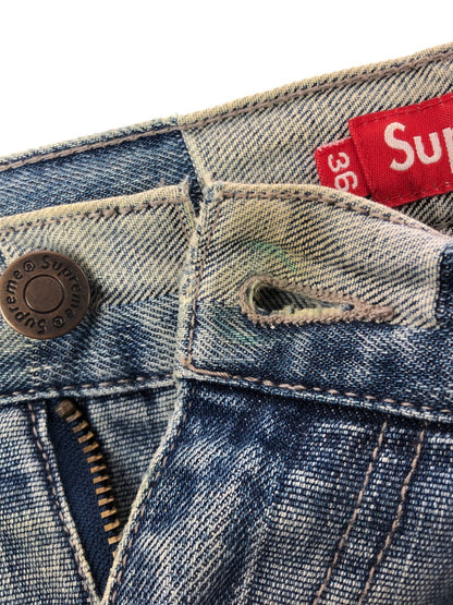 【中古品】【メンズ】 SUPREME シュプリーム 21SS PATCHED DENIM PAINTER PANT パッチ デニム ペインター パンツ ボトムス 149-260610-rt-20-tagh サイズ：36 カラー：インディゴ 万代Net店