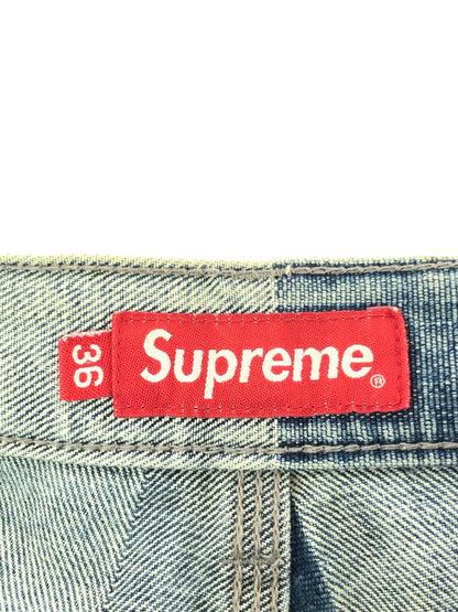 【中古品】【メンズ】 SUPREME シュプリーム 21SS PATCHED DENIM PAINTER PANT パッチ デニム ペインター パンツ ボトムス 149-260610-rt-20-tagh サイズ：36 カラー：インディゴ 万代Net店