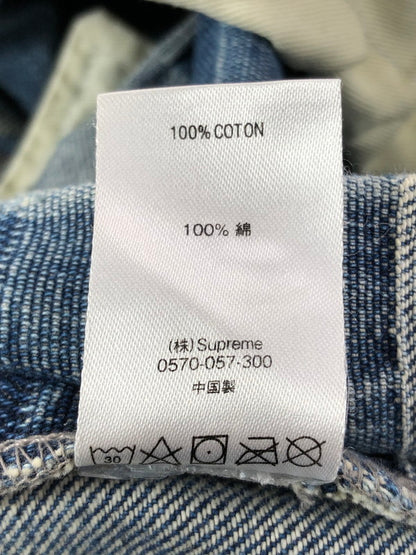 【中古品】【メンズ】 SUPREME シュプリーム 21SS PATCHED DENIM PAINTER PANT パッチ デニム ペインター パンツ ボトムス 149-260610-rt-20-tagh サイズ：36 カラー：インディゴ 万代Net店