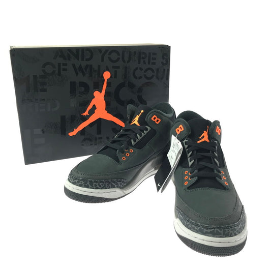 【中古美品】【メンズ】 NIKE ナイキ AIR JORDAN 3 RETRO FEAR CT8532-080 エアジョーダン3 レトロ スニーカー 靴 160-260424-rt-06-tagh サイズ：27.5cm US9.5 カラー：NIGHT STADIUM/TOTAL ORANGE 万代Net店