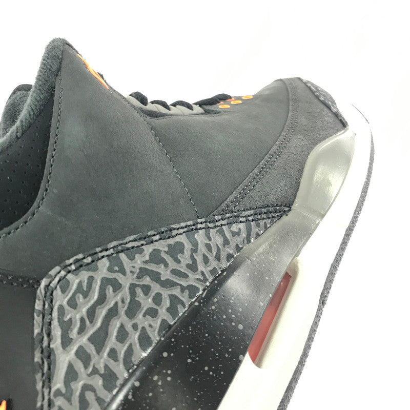 【中古美品】【メンズ】 NIKE ナイキ AIR JORDAN 3 RETRO FEAR CT8532-080 エアジョーダン3 レトロ スニーカー 靴 160-260424-rt-06-tagh サイズ：27.5cm US9.5 カラー：NIGHT STADIUM/TOTAL ORANGE 万代Net店
