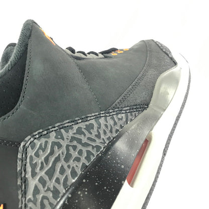 【中古美品】【メンズ】 NIKE ナイキ AIR JORDAN 3 RETRO FEAR CT8532-080 エアジョーダン3 レトロ スニーカー 靴 160-260424-rt-06-tagh サイズ：27.5cm US9.5 カラー：NIGHT STADIUM/TOTAL ORANGE 万代Net店