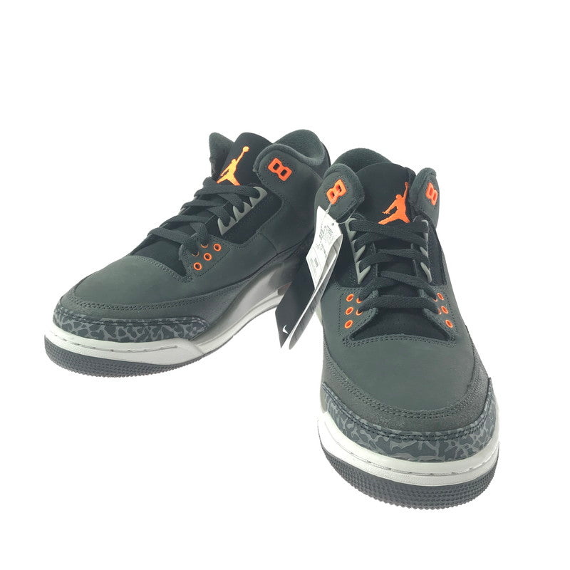 【中古美品】【メンズ】 NIKE ナイキ AIR JORDAN 3 RETRO FEAR CT8532-080 エアジョーダン3 レトロ スニーカー 靴 160-260424-rt-06-tagh サイズ：27.5cm US9.5 カラー：NIGHT STADIUM/TOTAL ORANGE 万代Net店
