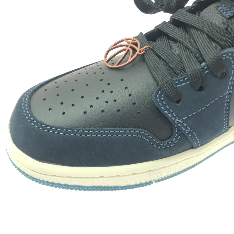 【中古品】【メンズ】 NIKE ナイキ WOMEN'S AIR JORDAN 1 LOW FJ5478-010 ウィメンズ エアジョーダン1 ロー スニーカー 靴 160-260424-rt-07-tagh サイズ：27.5cm US10.5 カラー：BLACK/BLACK-DARK OBSIDIAN 万代Net店